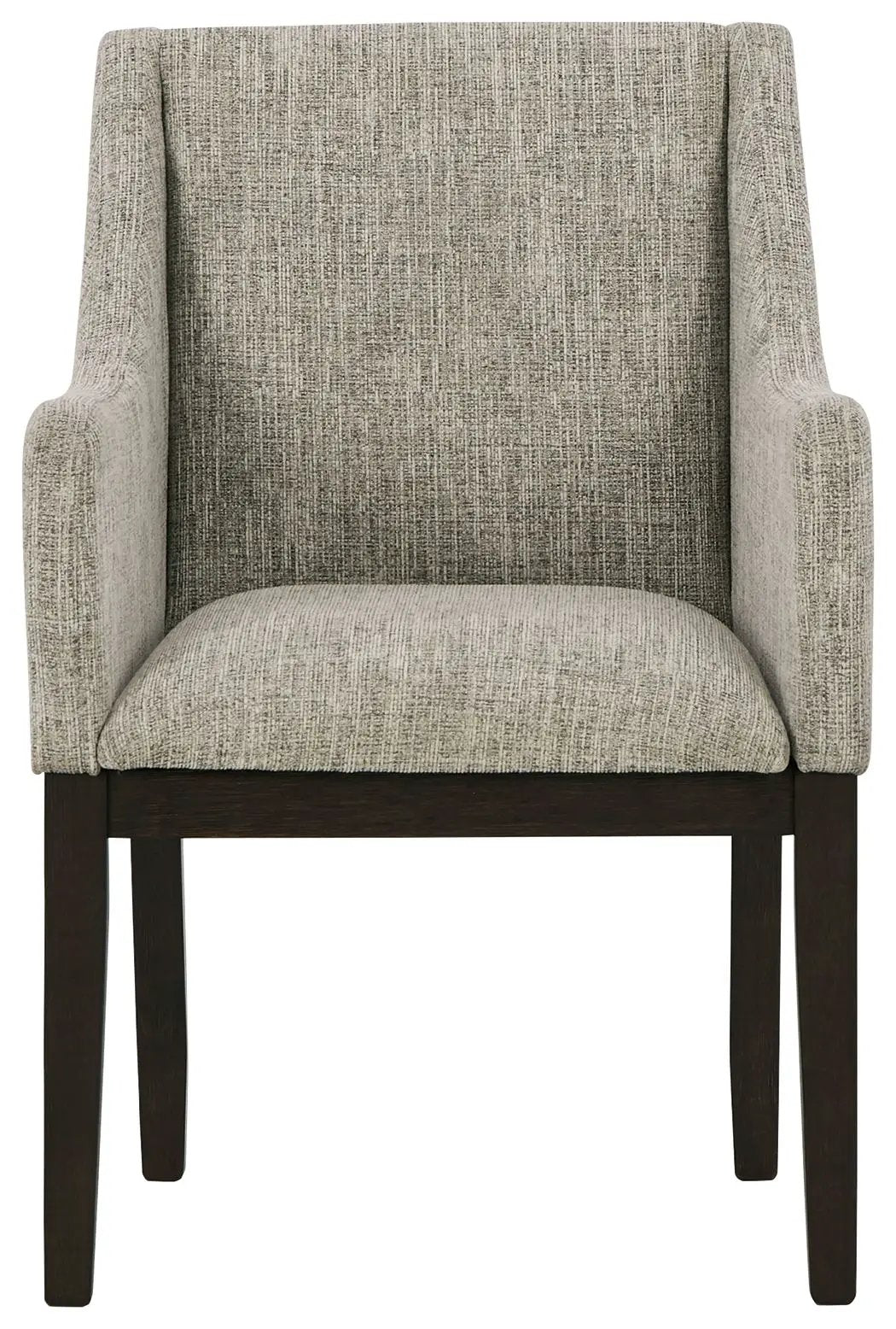 Burkhaus - Dining UPH Arm Chair (Set of 2) - Beige / Dark Brown by Unique Piece Furniture