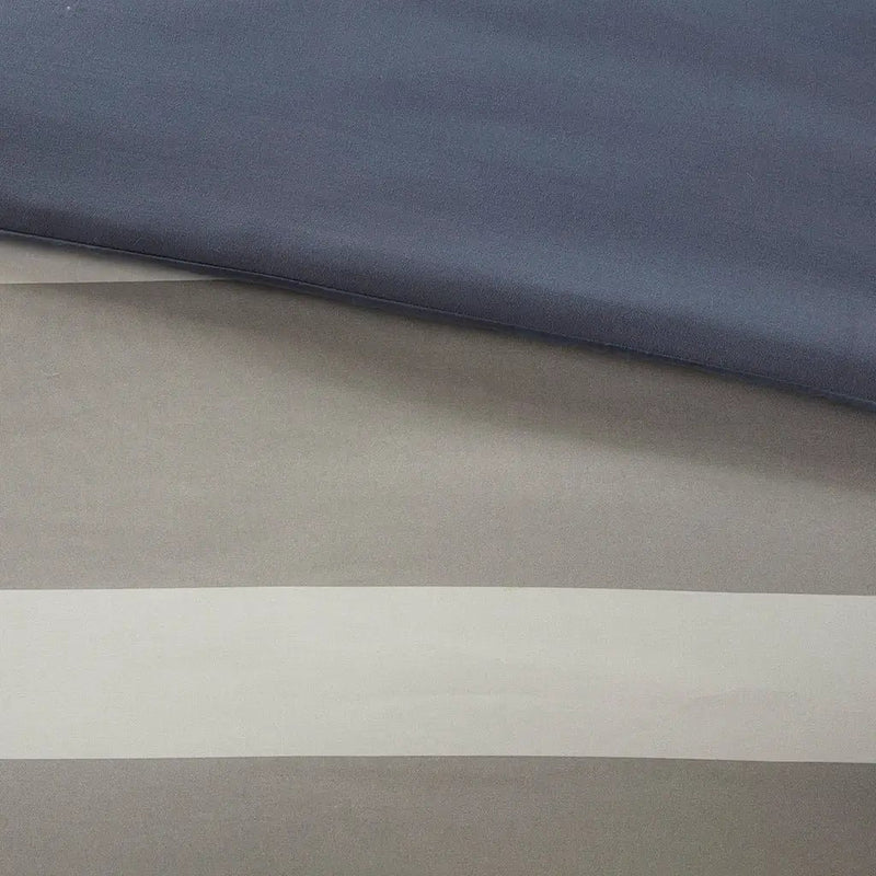 Queen Striped Comforter Set with Bed Sheets by HouseOfZazla