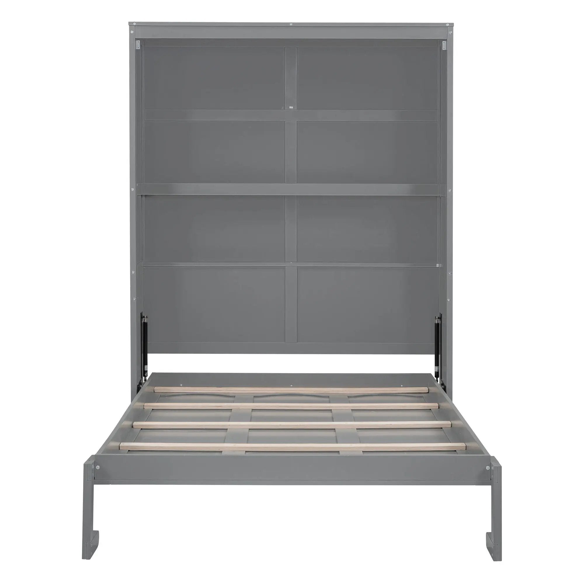 Murphy Wall Bed With Shelves, Space Saving