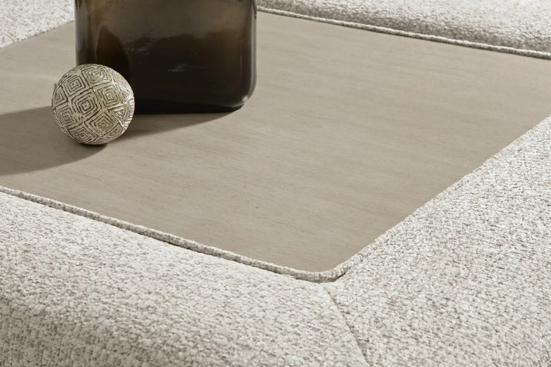 Ashbourne Estate - Oversized Accent Ottoman - Snowstone by Unique Piece Furniture