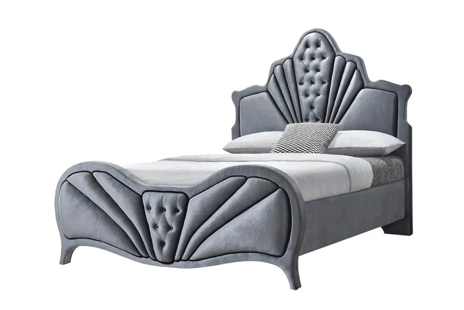 Dante - Queen Bed - Gray by Unique Piece Furniture