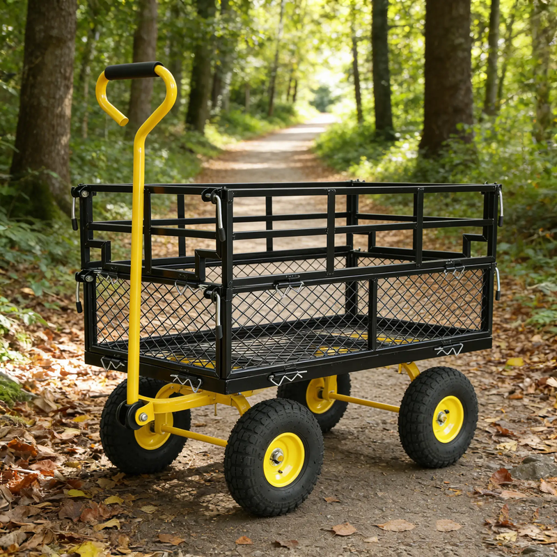 Wagon Cart Garden Cart Trucks Make Transporting Firewood Easier by HouseOfZazla