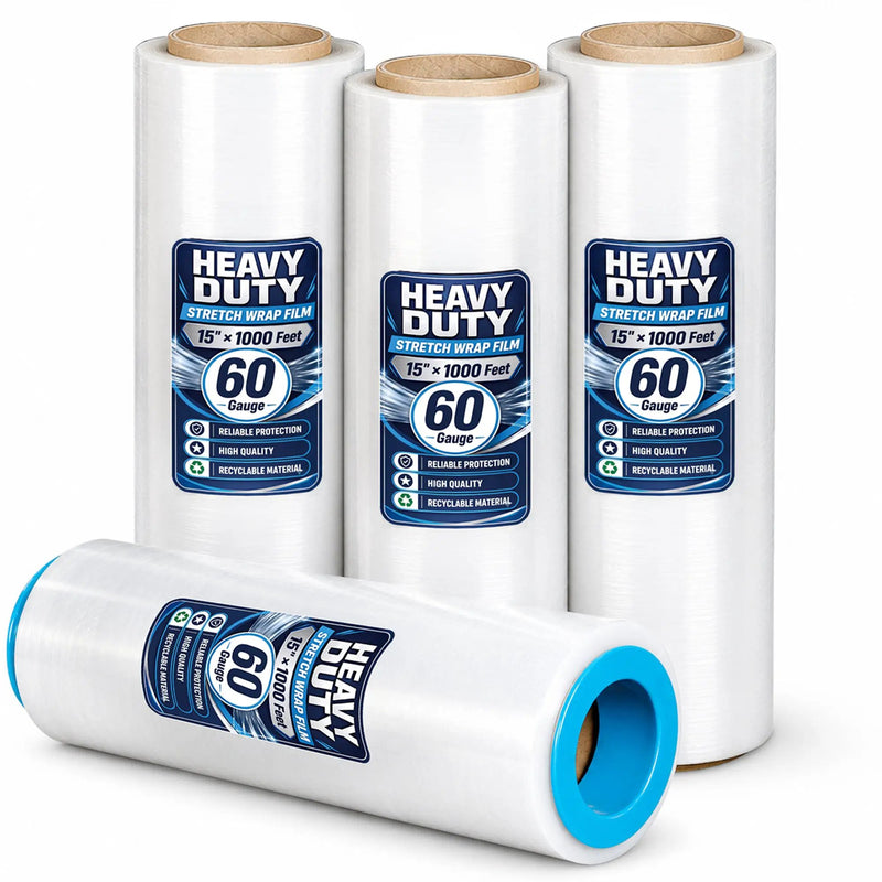 Stretch Wrap Film Roll, 1000ft Industrial Strength by HouseOfZazla