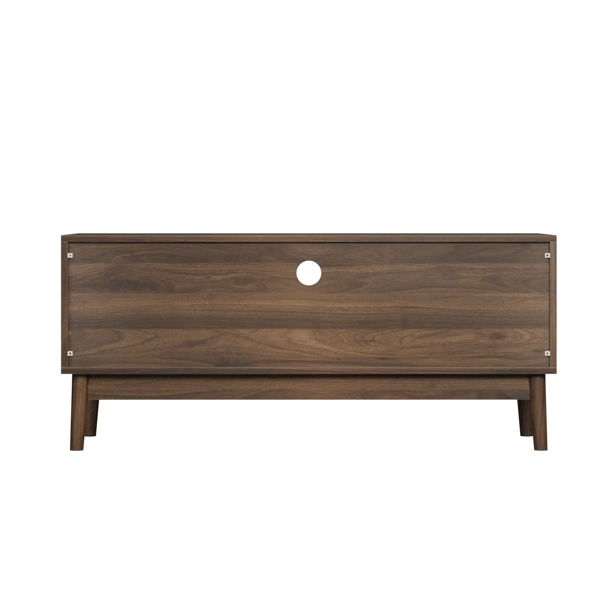 TV Stand, Entertainment Center With Storage, Media Console Table For Living Room - Walnut by HouseOfZazla