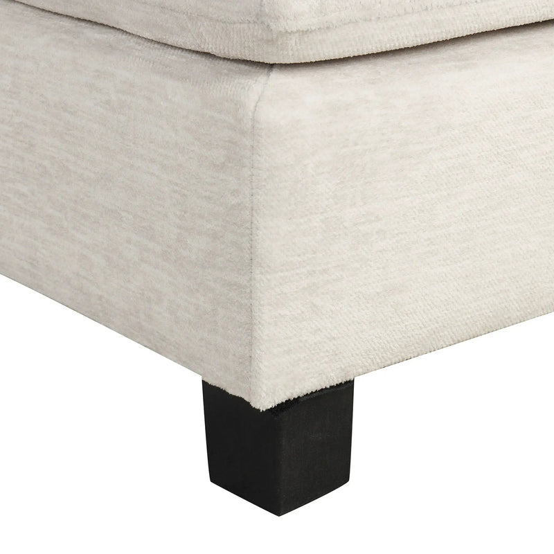Contemporary U - Shaped Sectional Sofa With Movable Storage Ottoman by HouseOfZazla