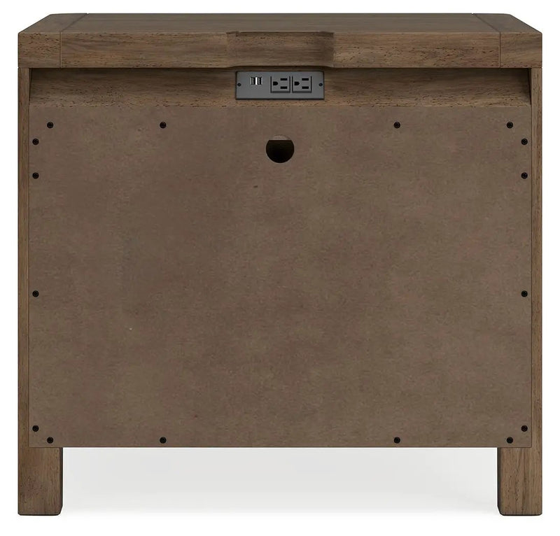 Cabalynn - Two Drawer Night Stand - Light Brown by Unique Piece Furniture