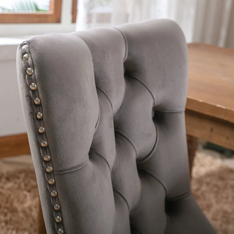 Nikki - High-End Tufted Dining Chair (Set of 2) by HouseOfZazla