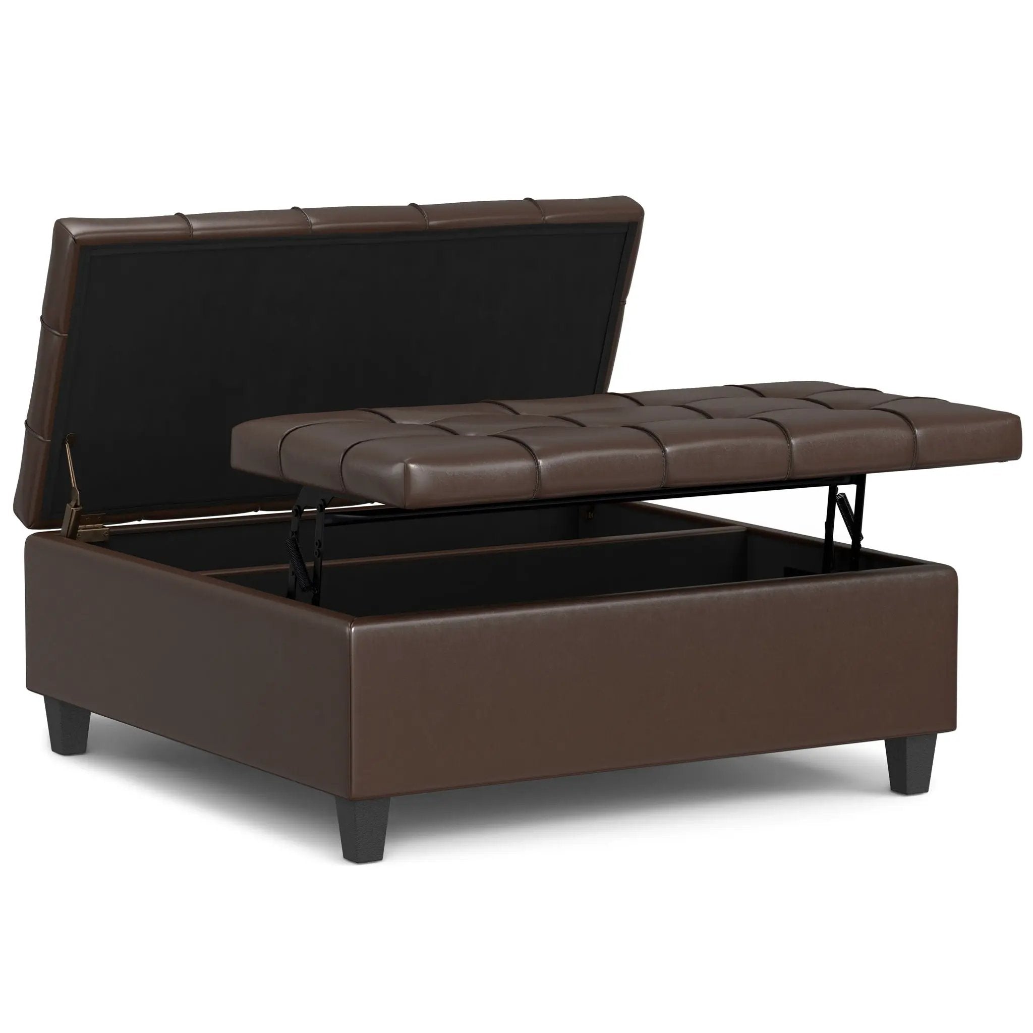 Harrison - Upholstered Coffee Table Storage Ottoman by HouseOfZazla