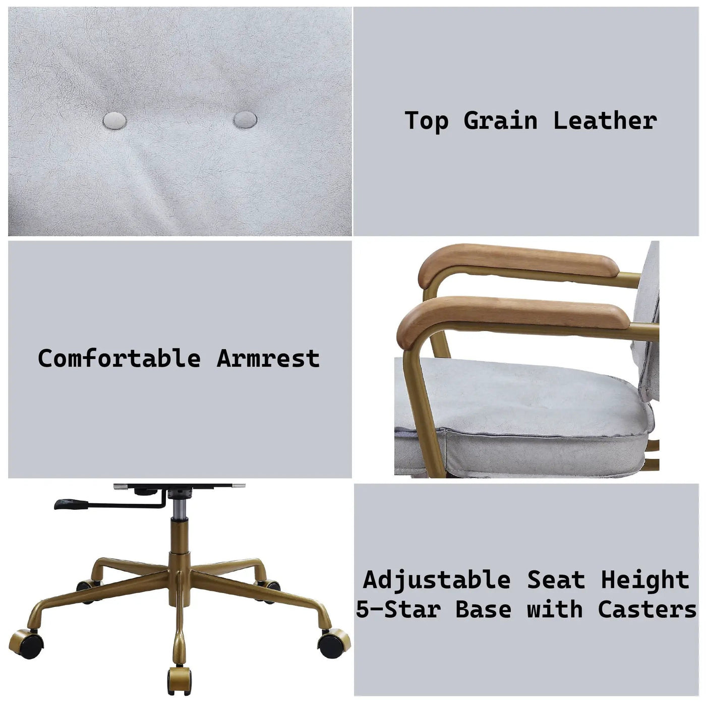 Siecross - Top Grain Office Chair by Unique Piece Furniture