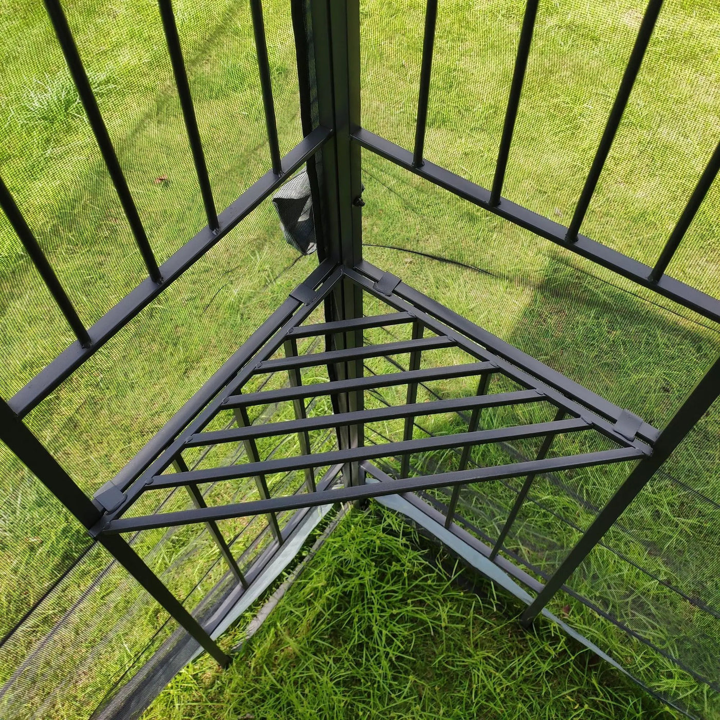 Patio Gazebo Tent With Ventilated Double Roof And Mosquito Net by Unique Piece Furniture