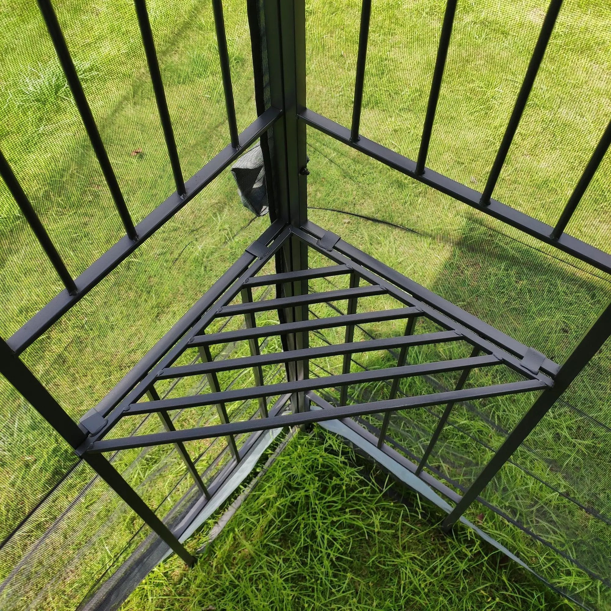 Patio Gazebo Tent With Ventilated Double Roof And Mosquito Net by Unique Piece Furniture