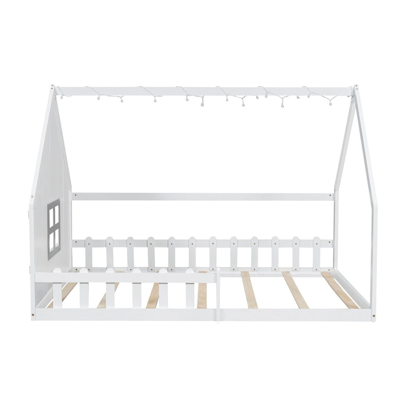 House Bed With Window And Fence by HouseOfZazla