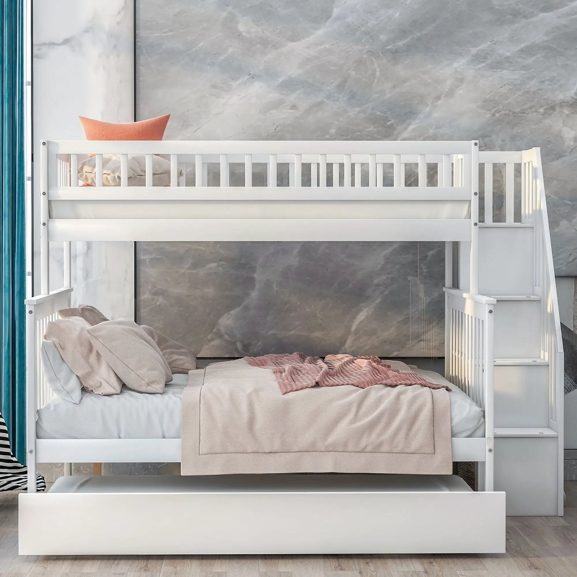 Bunk Bed With Staircase by Unique Piece Furniture