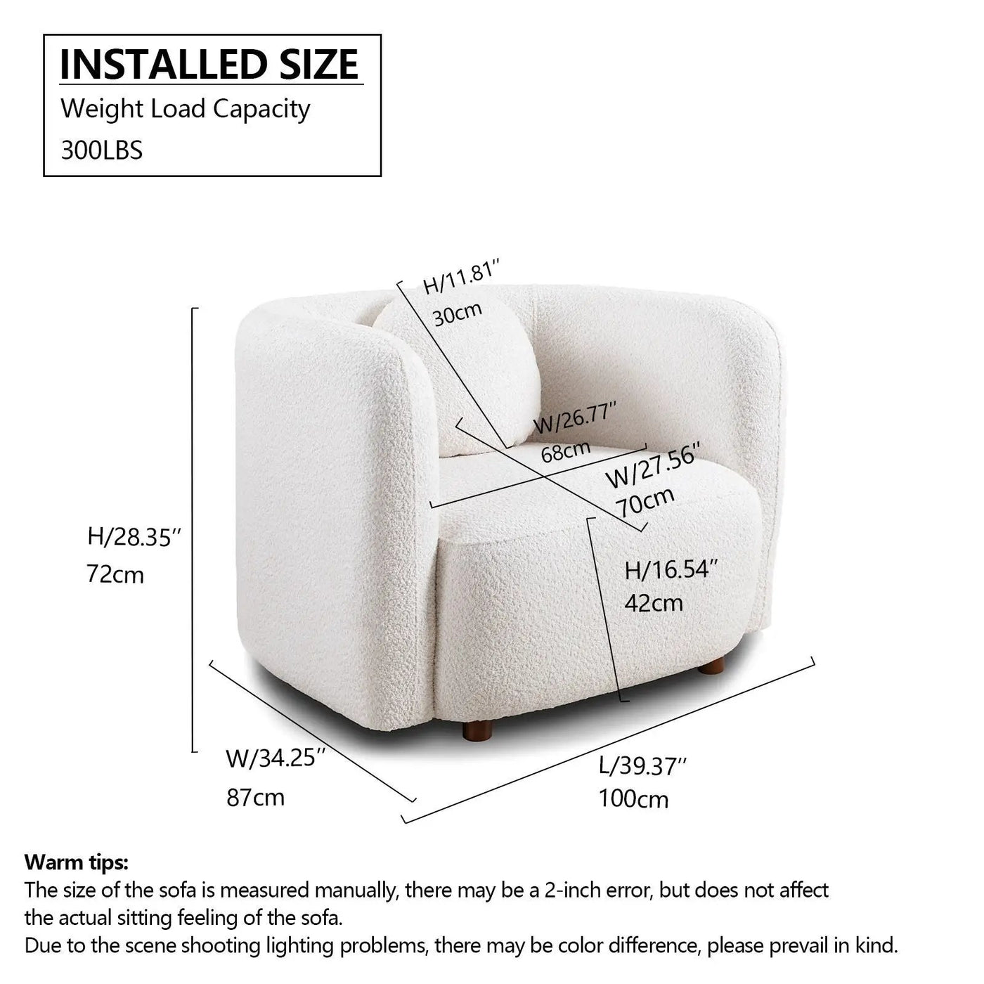 Japandi Style Accent Square Chair by Unique Piece Furniture
