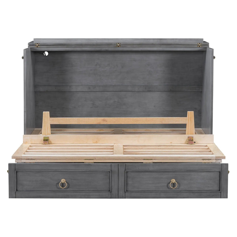 Murphy Bed With Large Drawers And Stylish Design by HouseOfZazla
