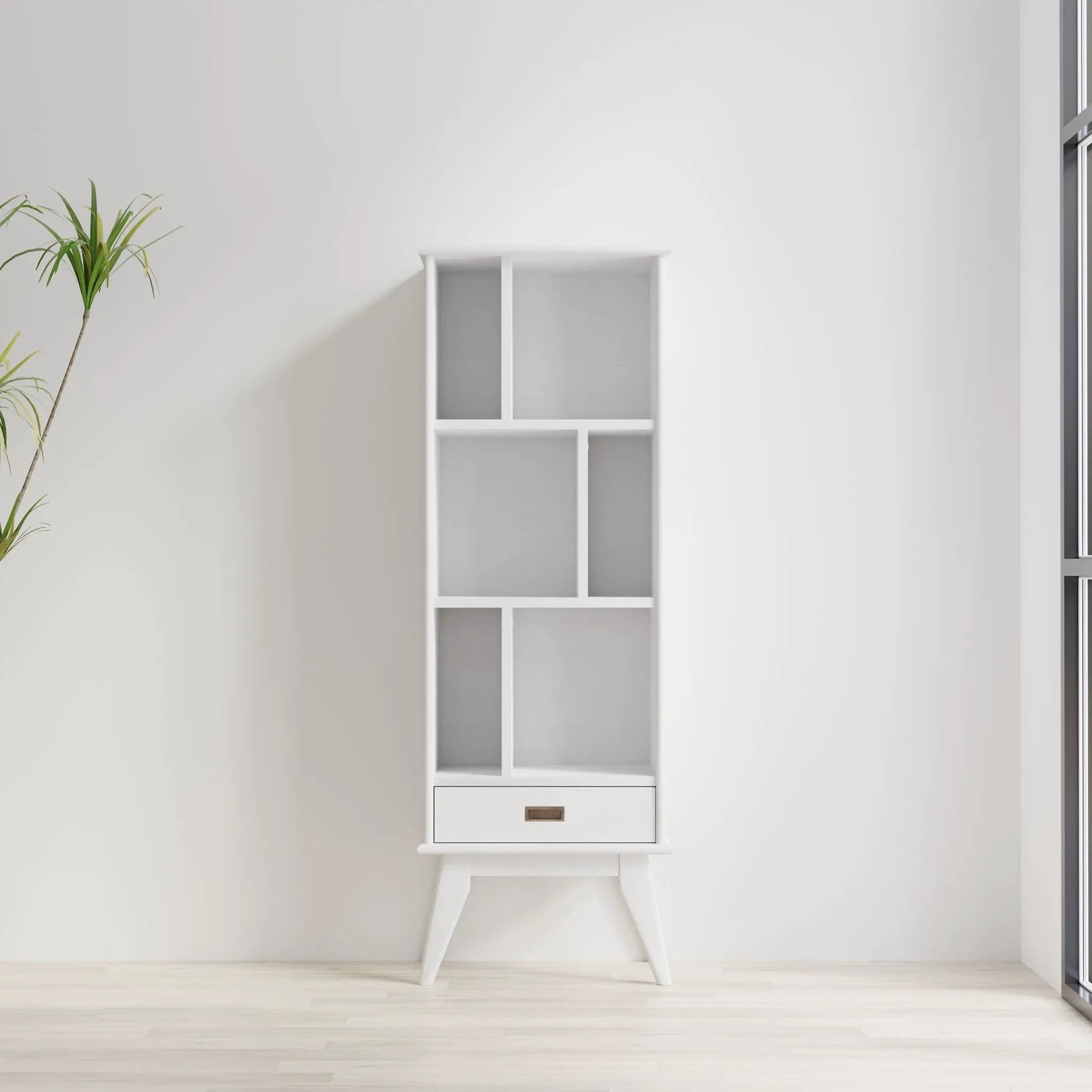 Draper - Mid Century Wide Bookcase And Storage Unit by Unique Piece Furniture