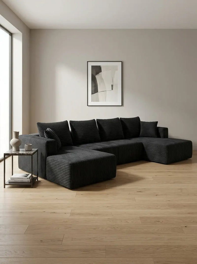 132.1 Inch Modular Sectional Sofa by HouseOfZazla