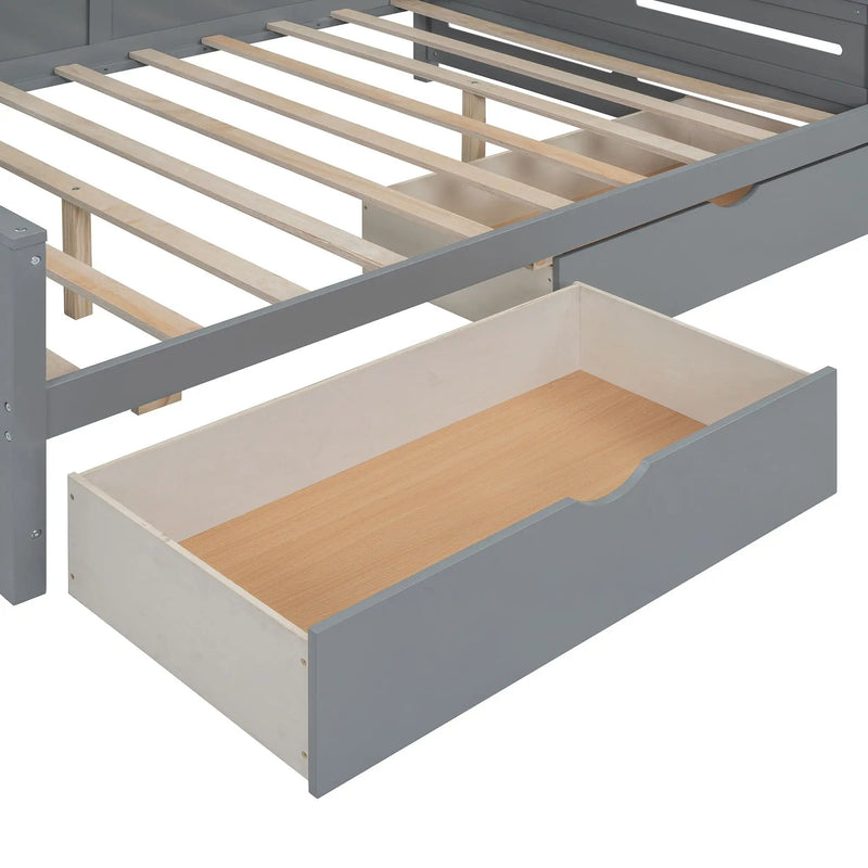 Daybed With All-In-One Cabinet And Shelf by HouseOfZazla