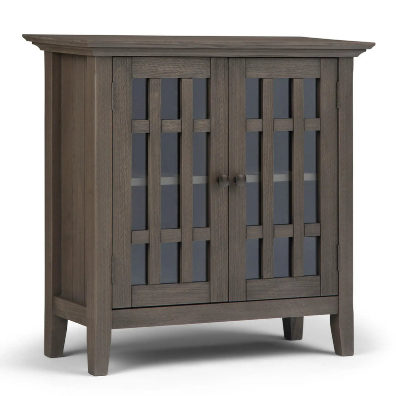 Bedford - Low Storage Media Cabinet - Farmhouse Gray by Unique Piece Furniture