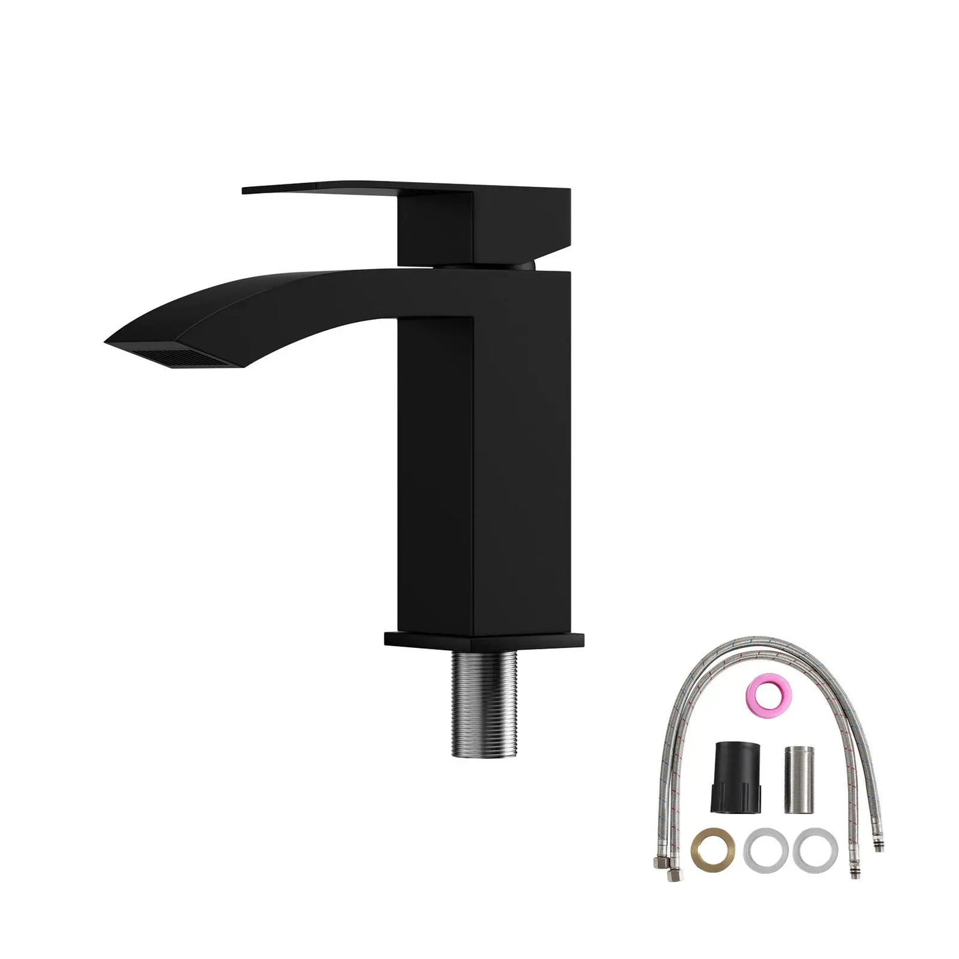 Wall Mounted Rectangular Bathroom Sink With Towel Bar by HouseOfZazla