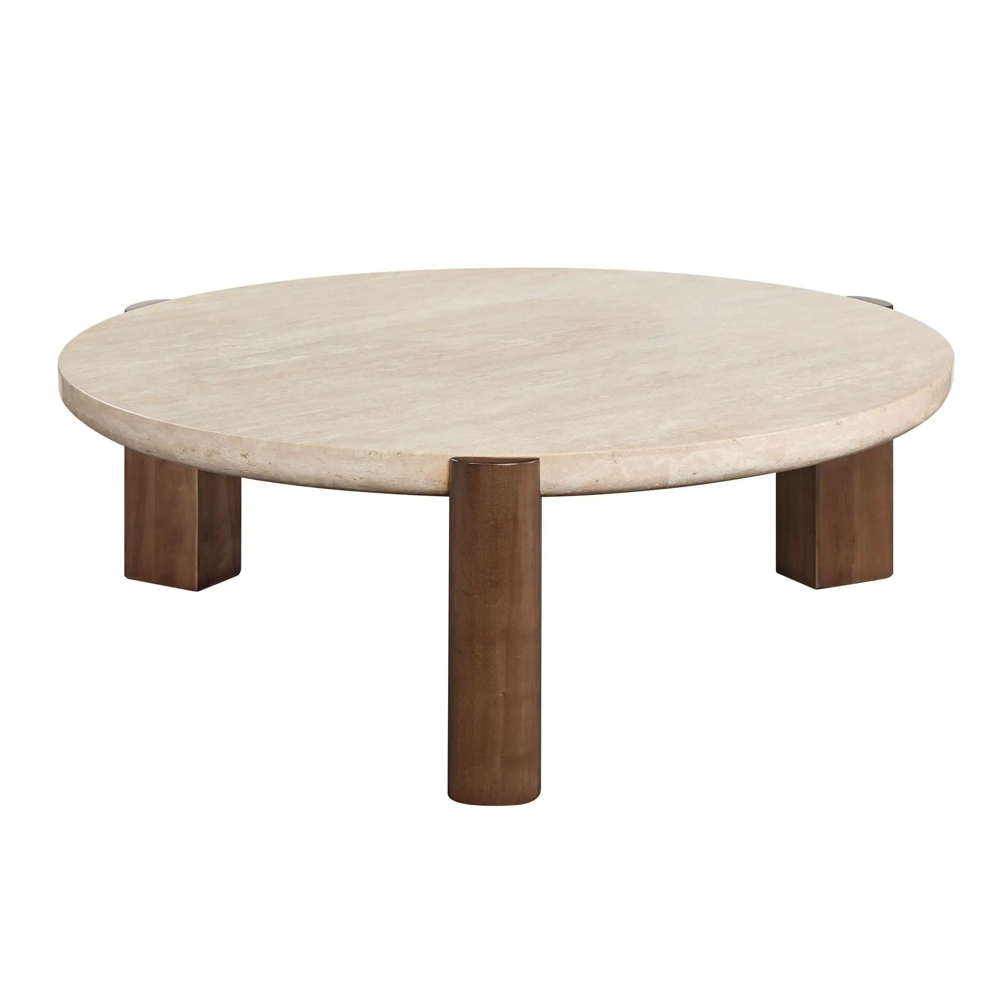 Leonardo - Coffee Table - Cream / Oak by HouseOfZazla