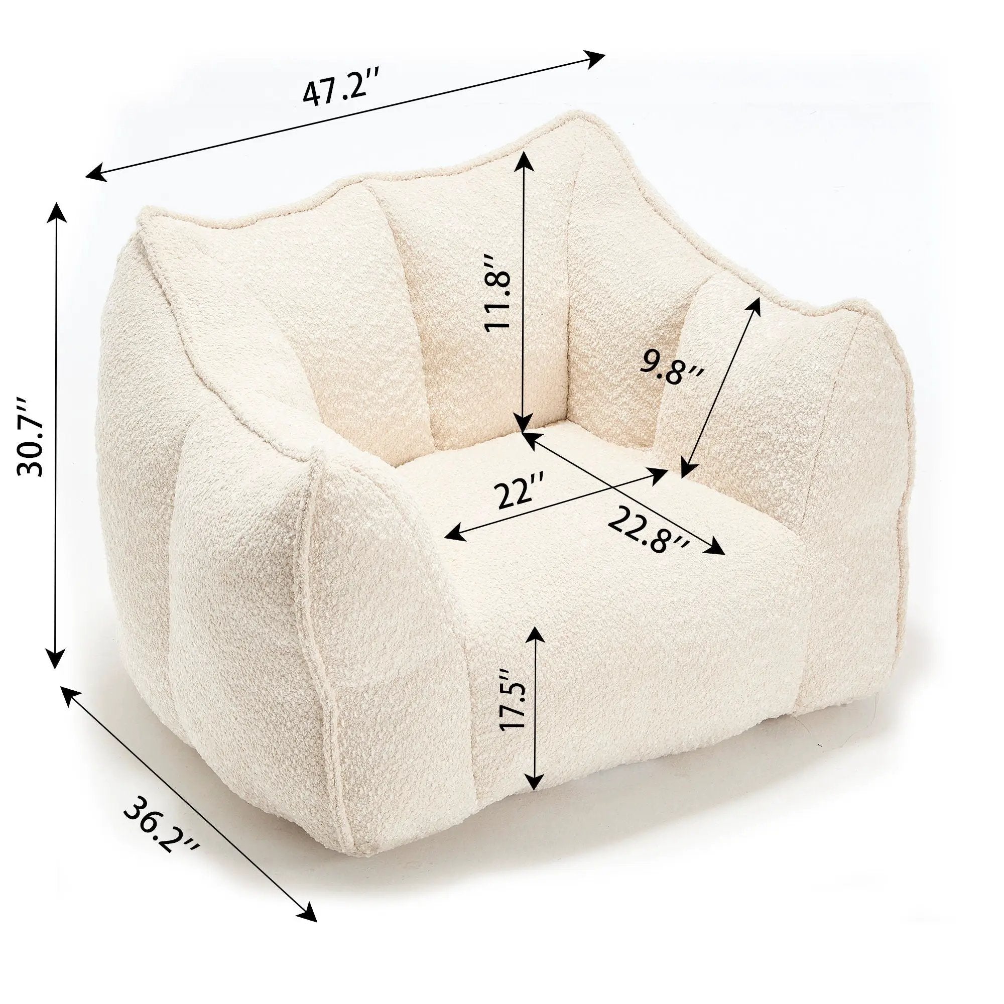 Comfortable Sofa Chairs With Highly Resilient Foam For Living Rooms And Bedrooms by Unique Piece Furniture