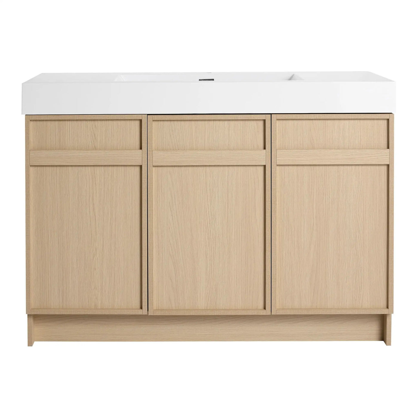 Freestanding Bathroom Vanity With Resin Sink & Soft Close Cabinet Doors by Unique Piece Furniture