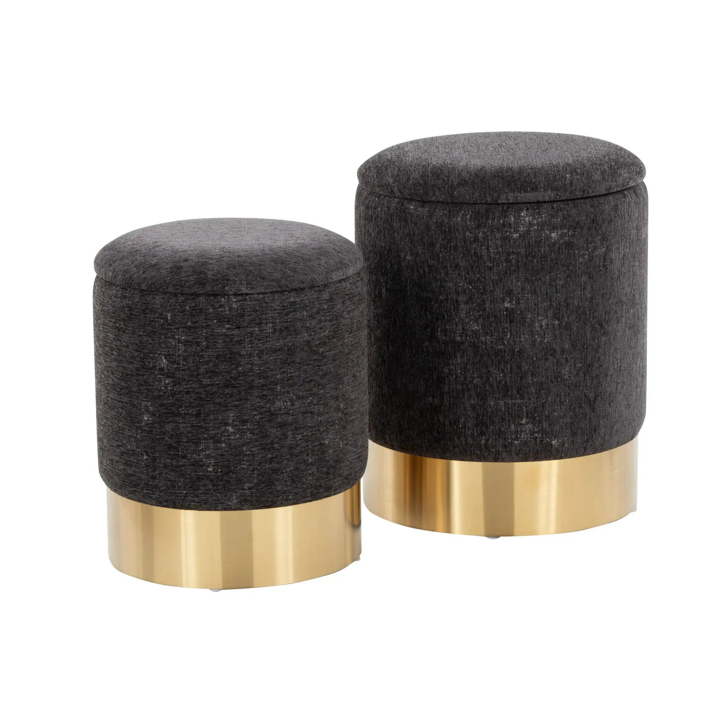 Marla - Contemporary Nesting Ottoman Set by HouseOfZazla