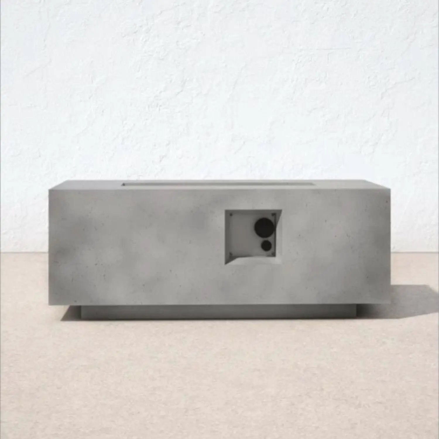 Propane Outdoor Durable Fire Pit Table - Gray by Unique Piece Furniture