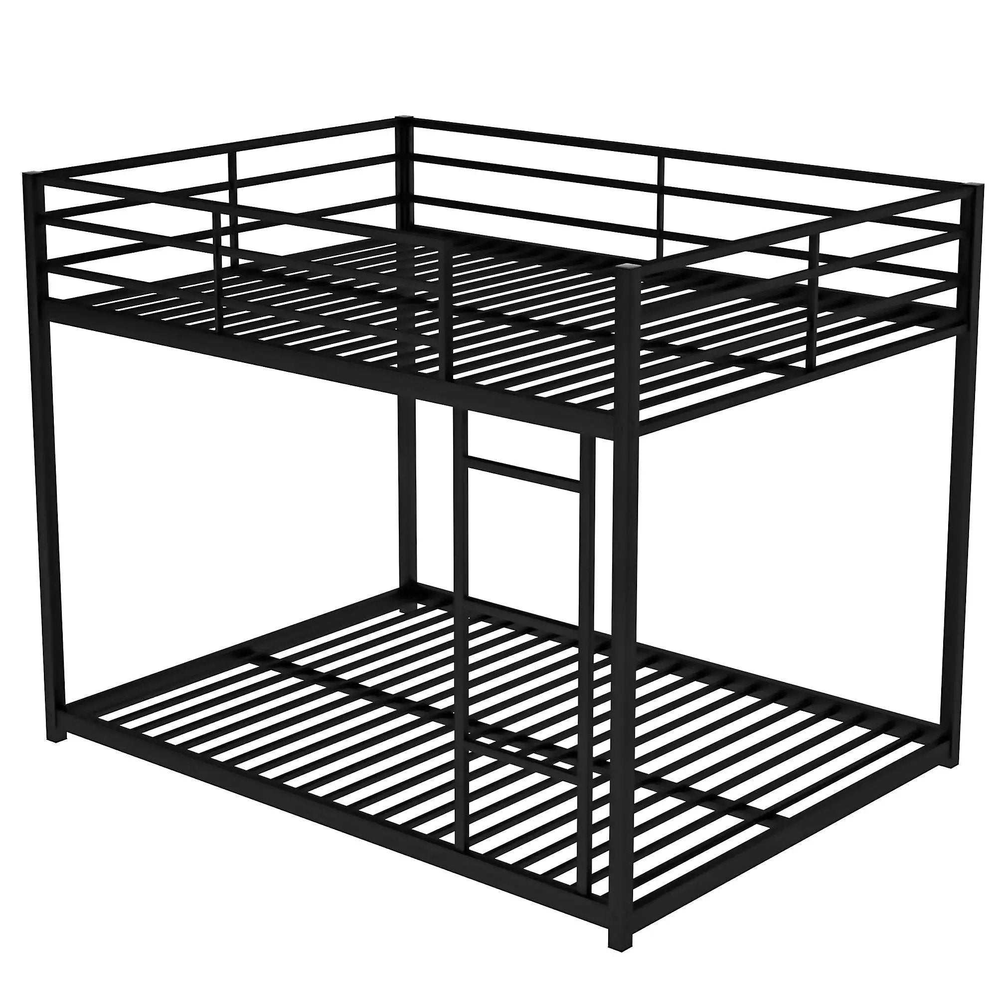 Metal Bunk Bed, Low Bunk Bed With Ladder by Unique Piece Furniture