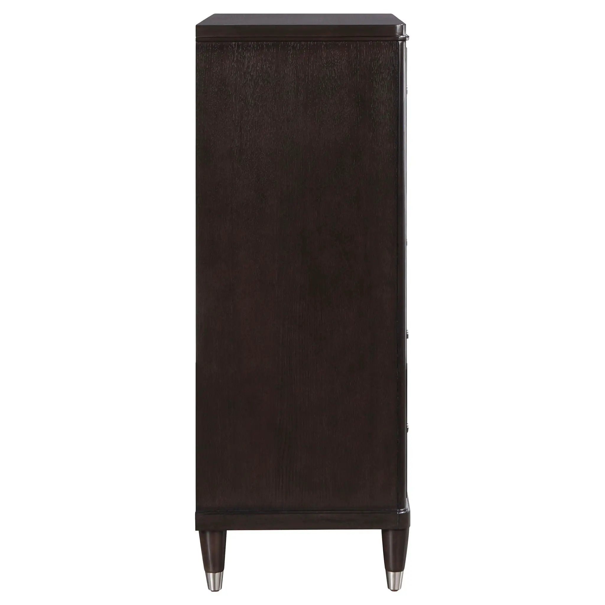 Niguel - 5 Drawer Chest Storage Furniture - Brown by HouseOfZazla