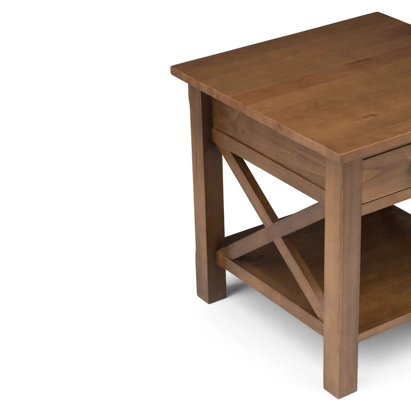 Kitchener - End Table - Medium Saddle Brown by Unique Piece Furniture