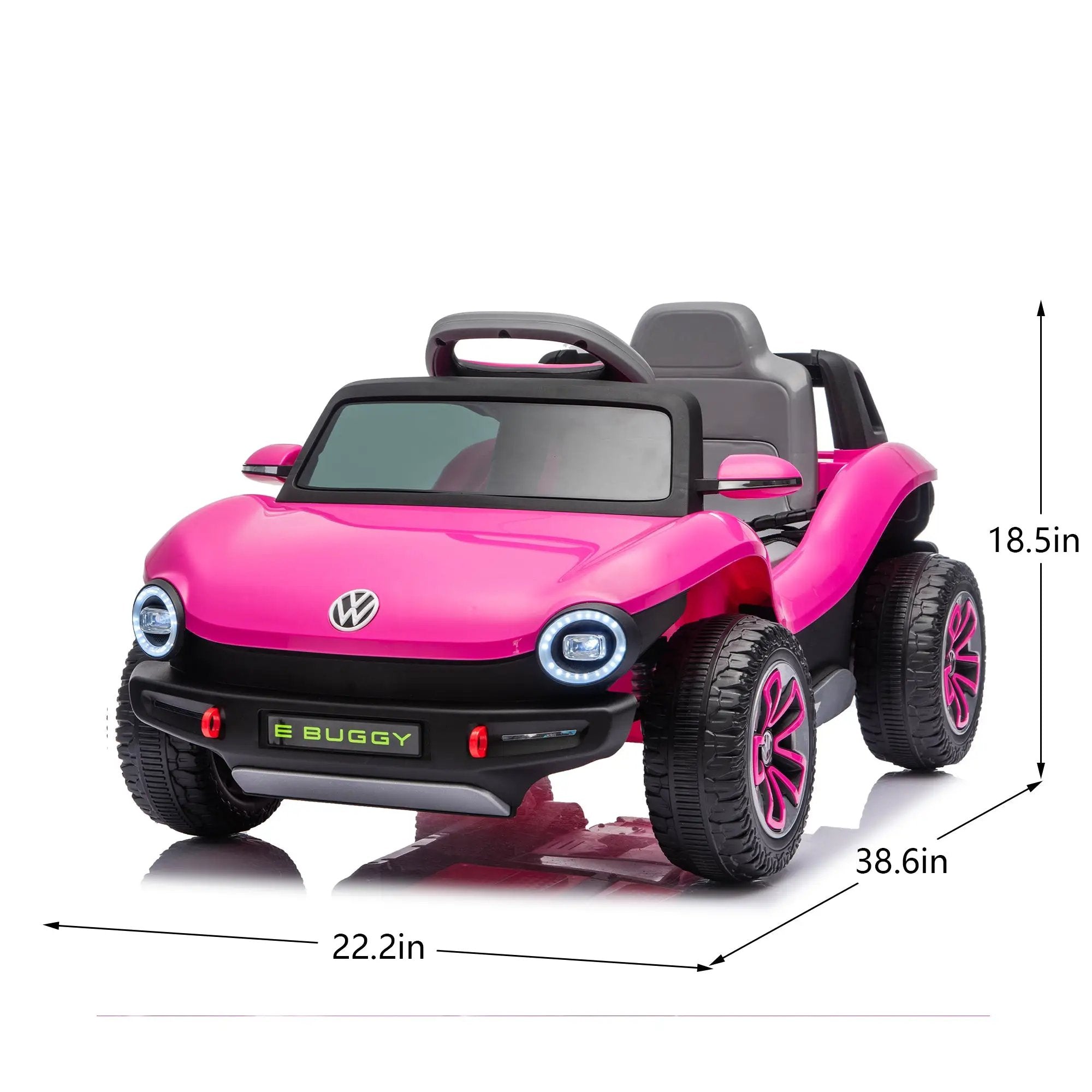12V Licensed Volkswagen Beetle Kids Ride-On Electric Car by HouseOfZazla
