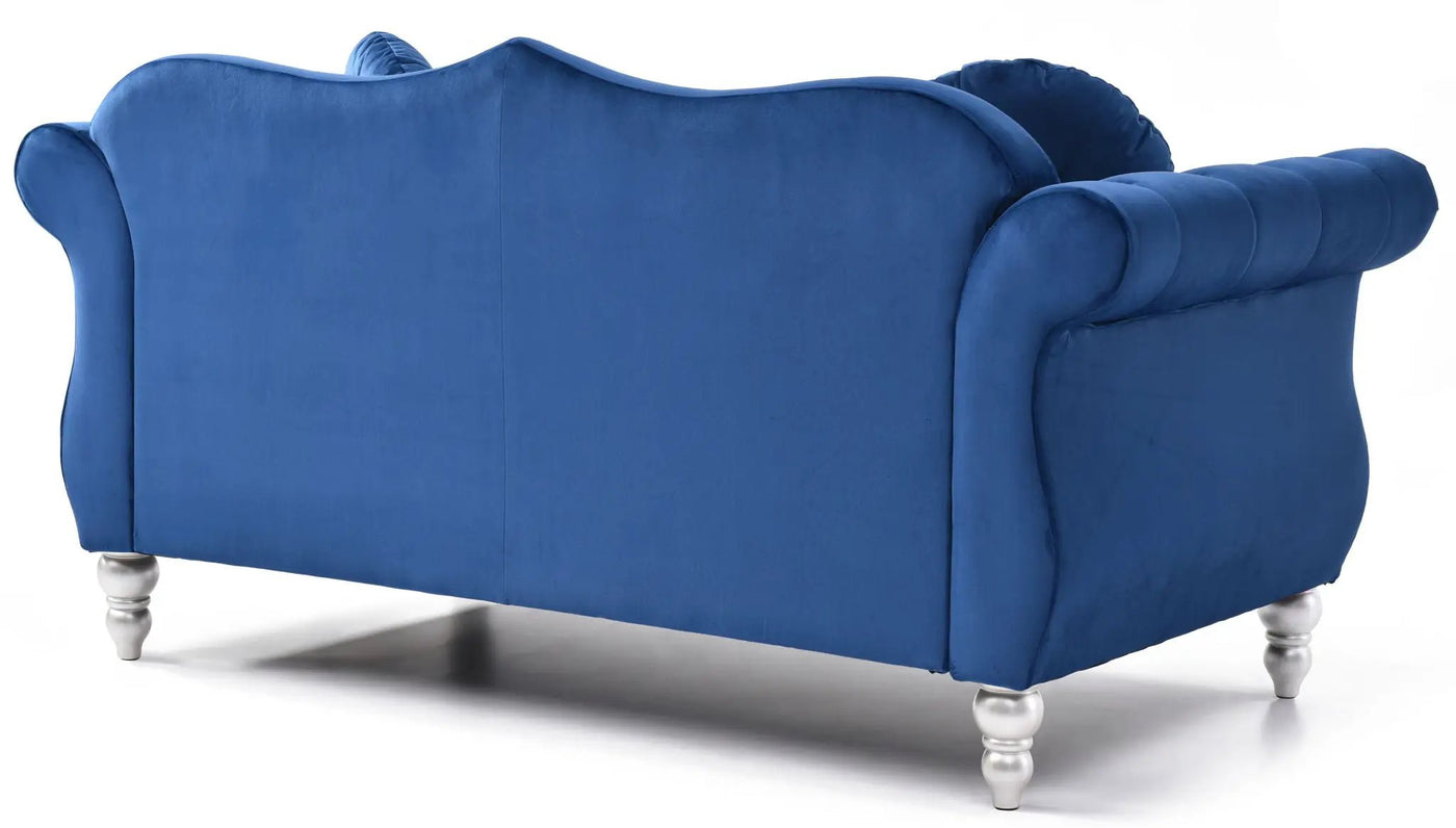 Stylish Flared Arm Loveseat by HouseOfZazla