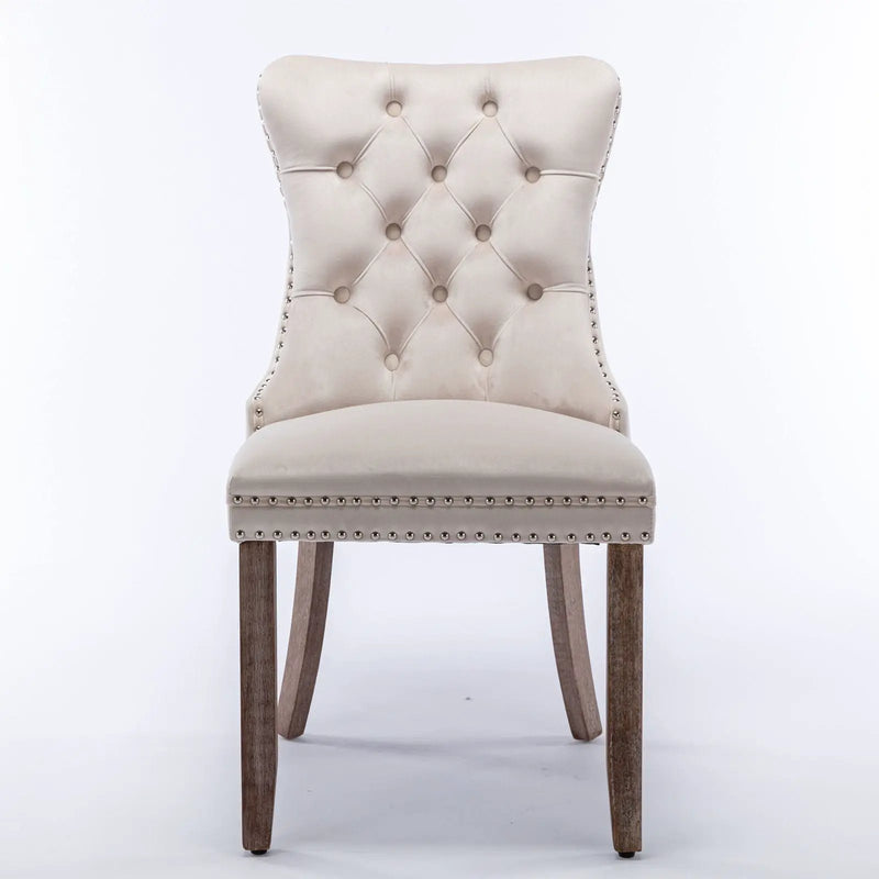 Nikki - High-End Tufted Dining Chair (Set of 2) by HouseOfZazla