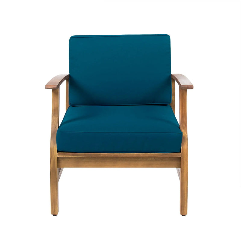 Perla Contemporary Club Chair with Water Resistant Cushion by HouseOfZazla