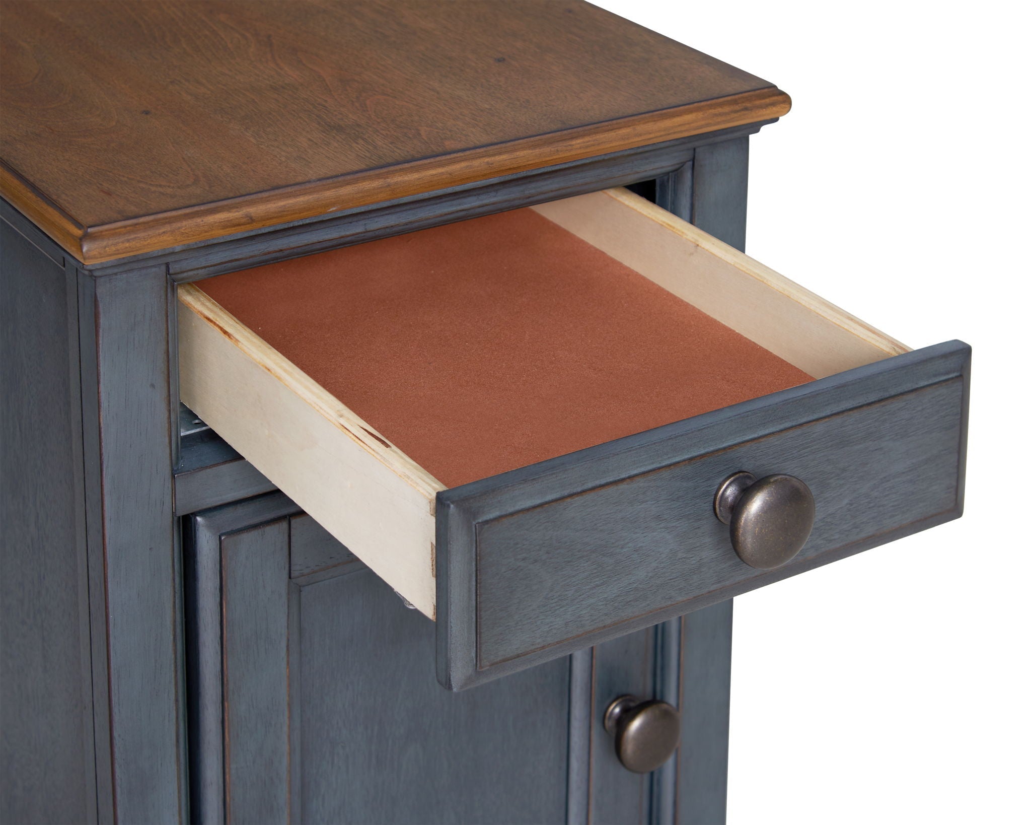 Americana - Chairside Table - Blue by HouseOfZazla