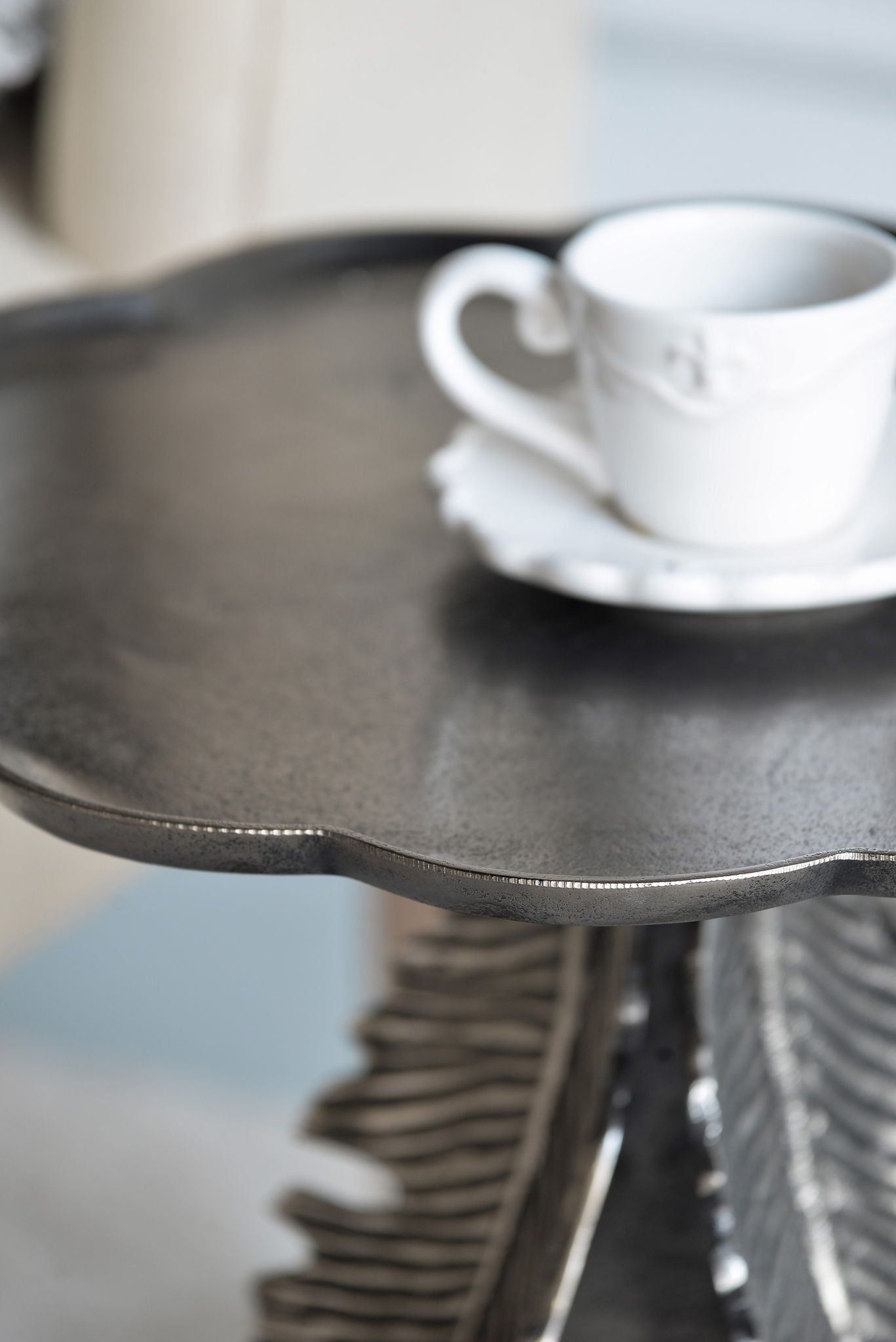 Leaf Side Table - Silver by HouseOfZazla