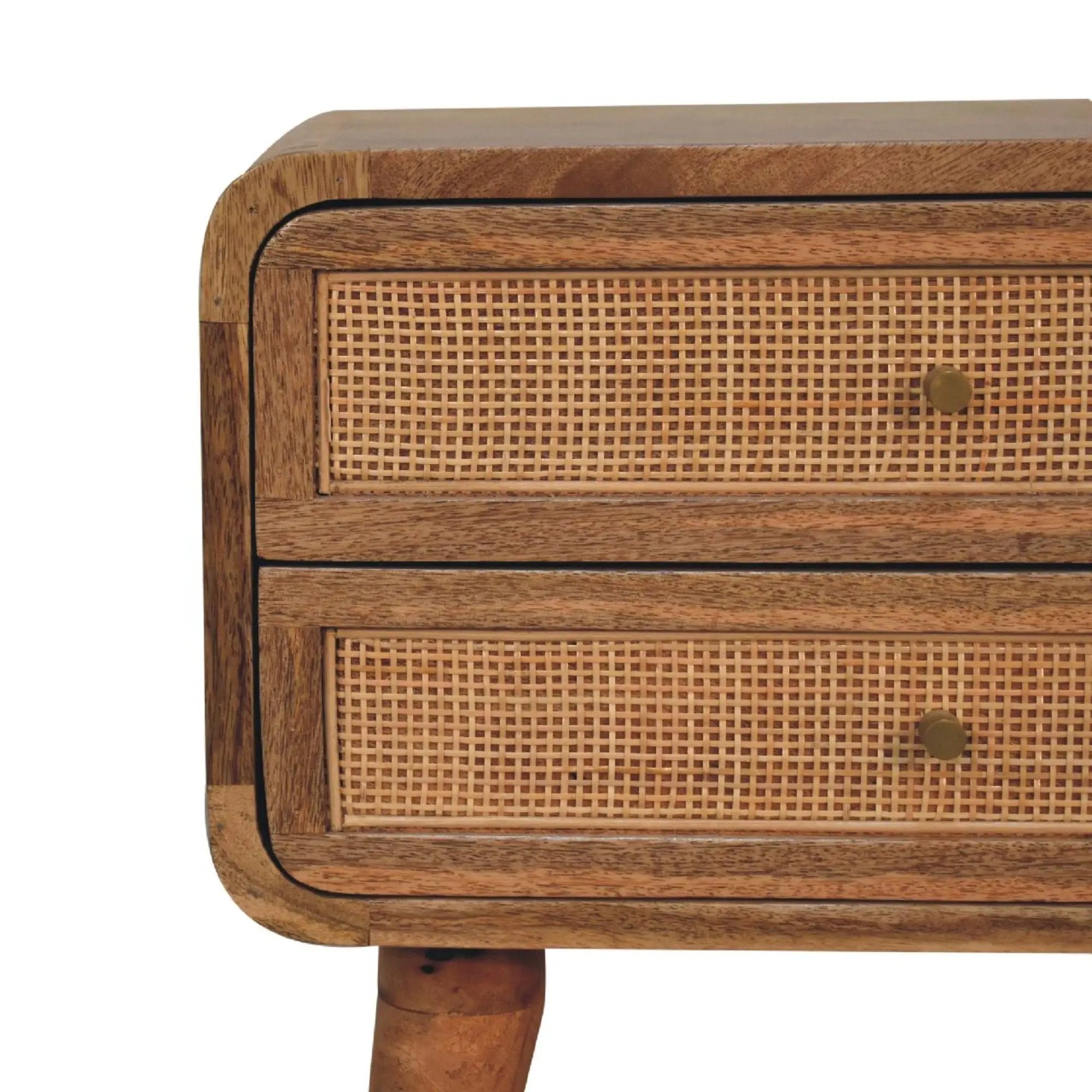 Close Knit 2 Drawer Nightstand - Oak by Unique Piece Furniture