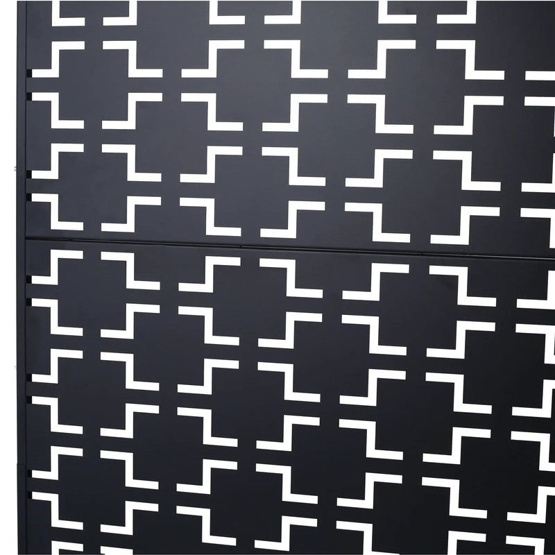 Outdoor & Indoor Metal Privacy Freestanding Decorative Screen by HouseOfZazla