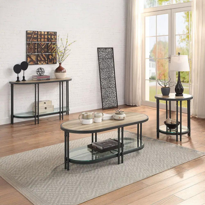 Brantley - Coffee Table - Oak & Sandy Black by Unique Piece Furniture