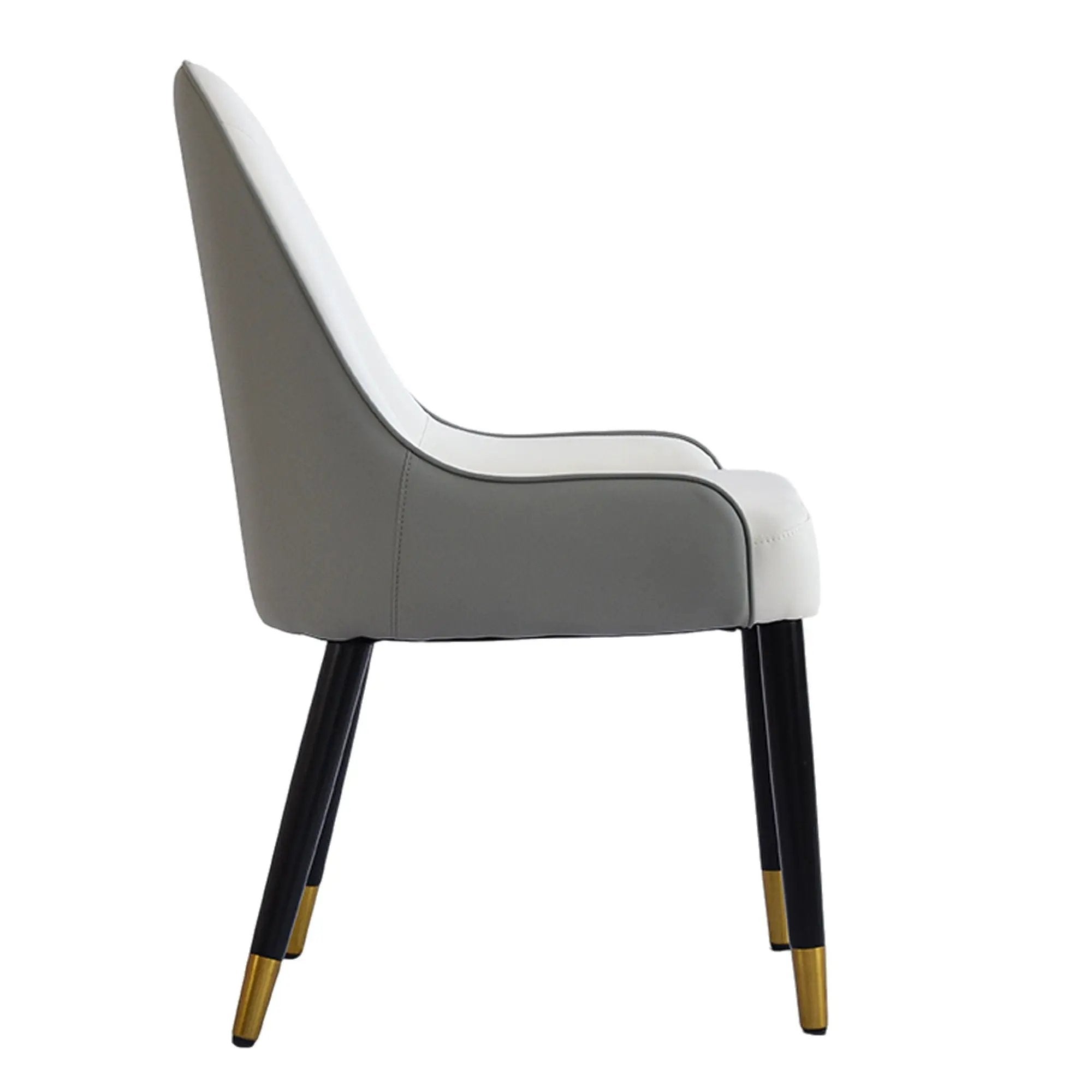 Modern Sponge-Filled Dining Chair, Solid Wood Metal Legs, Suitable For Restaurants, Living Rooms And Rooms (Set of 2) by HouseOfZazla