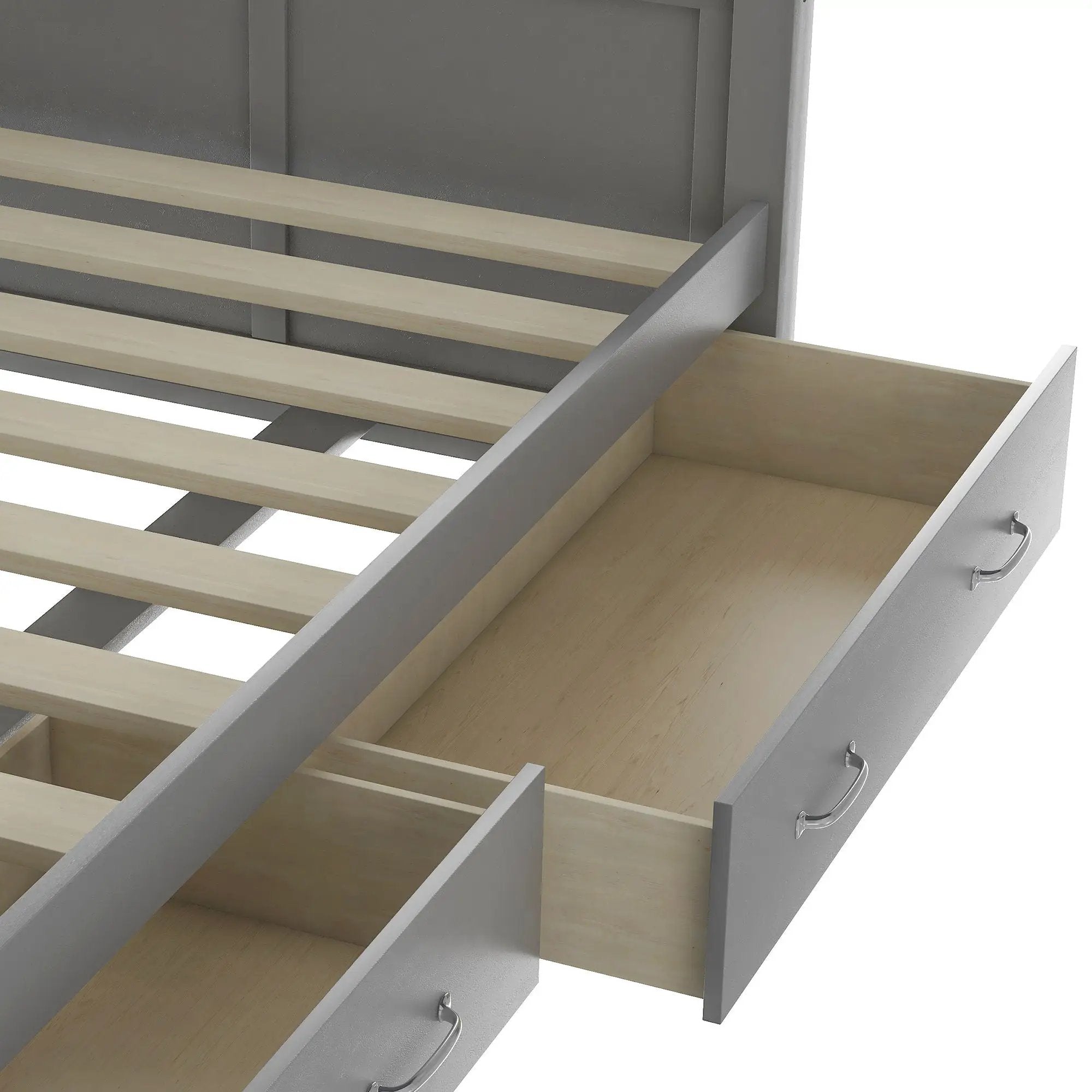 Modern Daybed With 2 Large Drawers, X Shaped Frame by HouseOfZazla