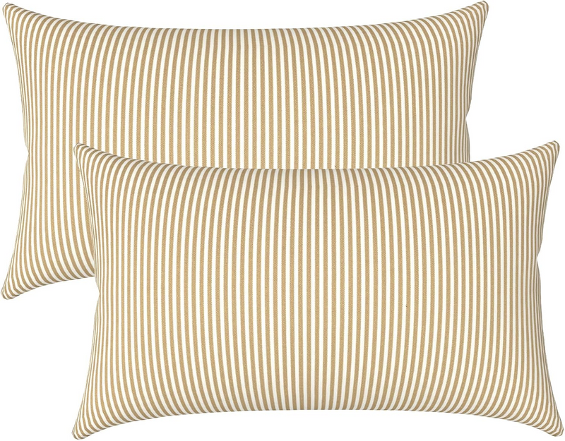 2 Pack Outdoor Lumbar Pillow Covers by HouseOfZazla