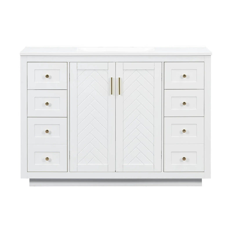 48" Bathroom Vanity with Sink Top by HouseOfZazla