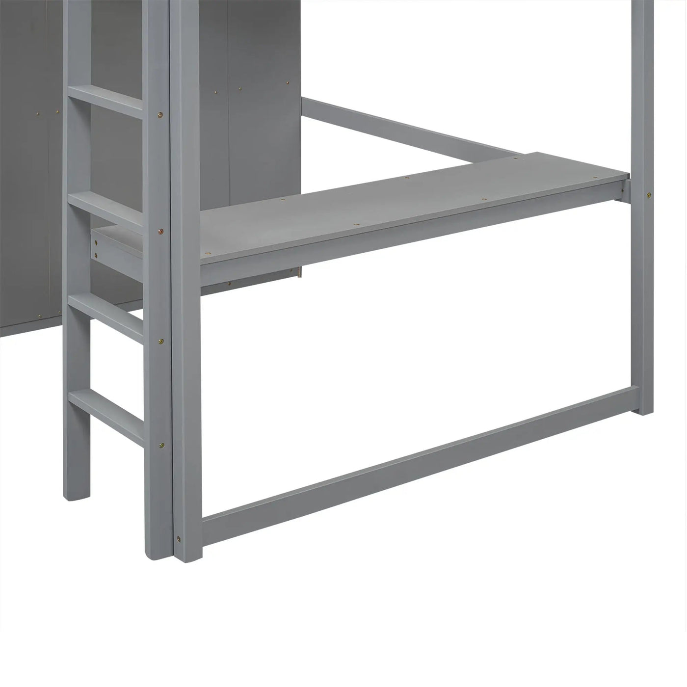 Loft Bed With Built In Wardrobe, Shelves And Drawers by HouseOfZazla