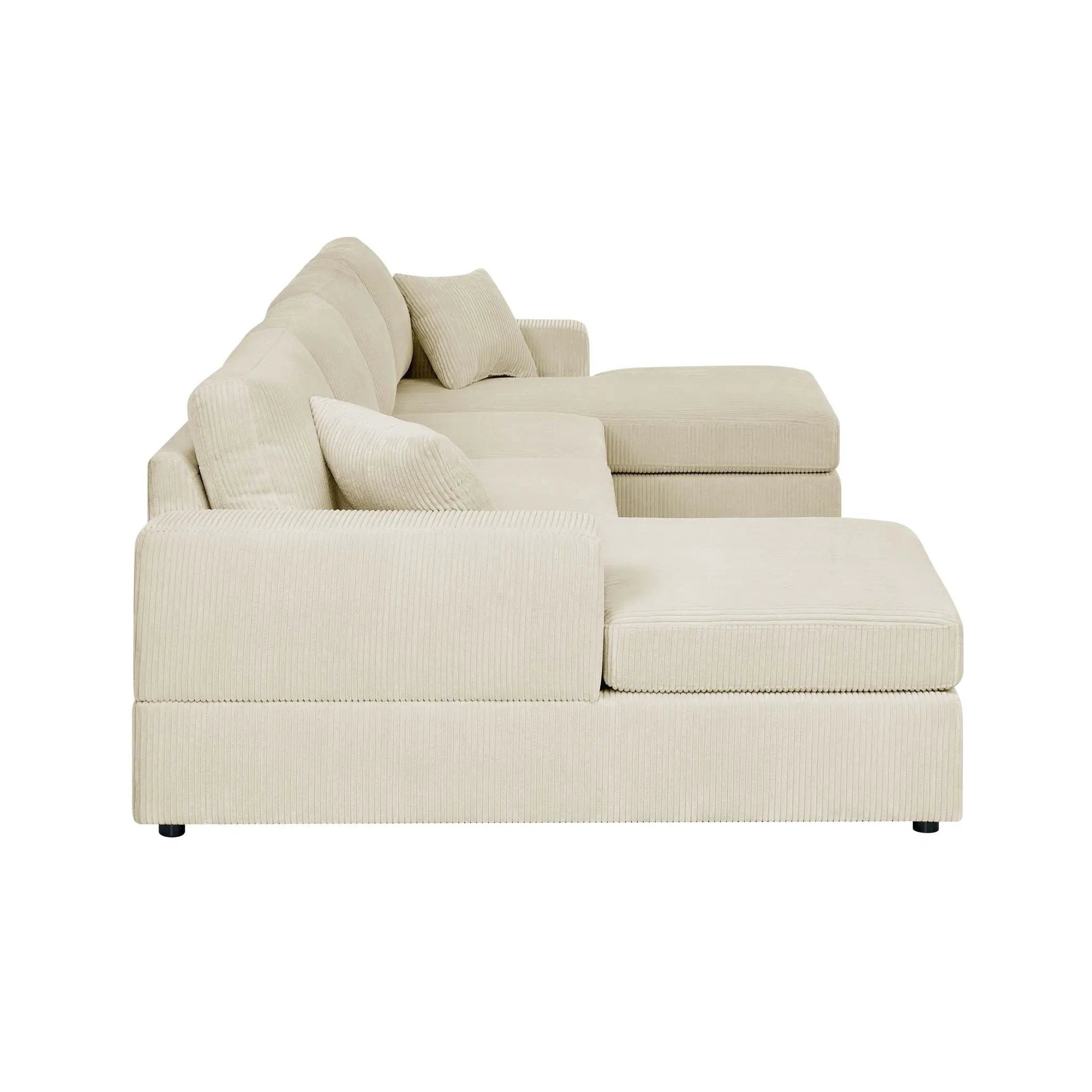 3 Piece Double Chaise Sectional Sofa by HouseOfZazla