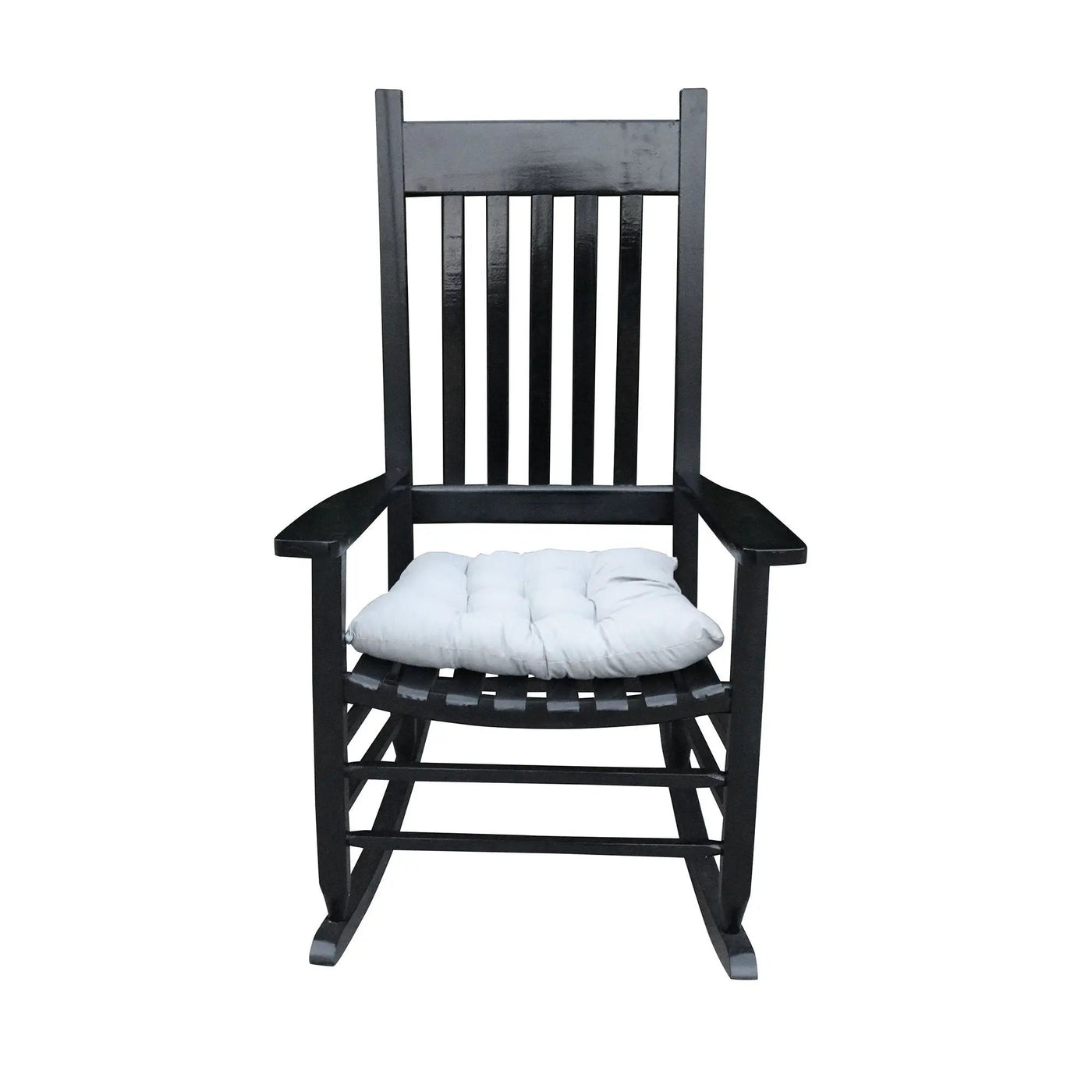 Classic Wooden Porch Rocker Chair Populus Wood Comfortable Design by HouseOfZazla