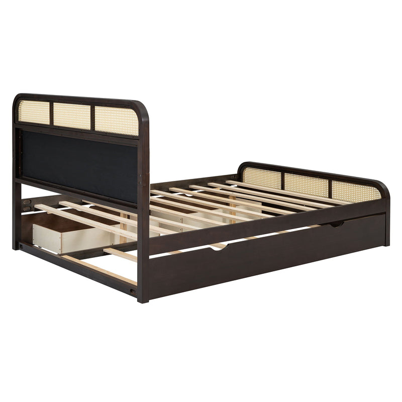 Platform Bed With Trundle And 2 Drawers by HouseOfZazla