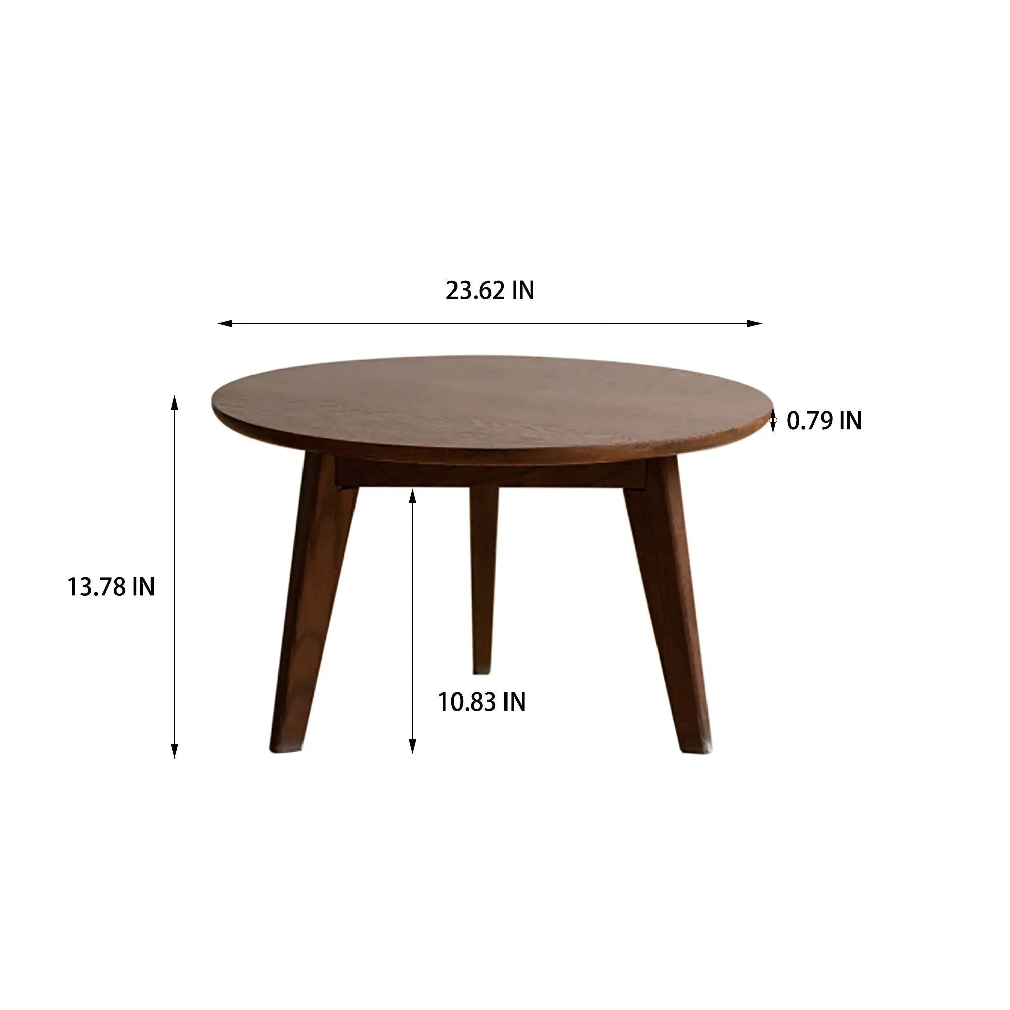 Center Low Coffee Table - Walnut by HouseOfZazla